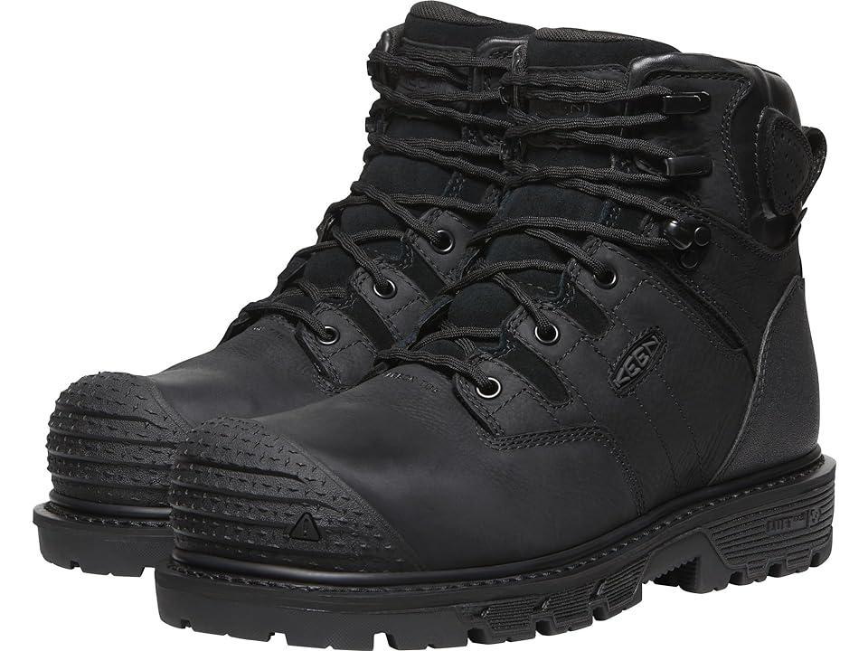 KEEN Utility Camden 6 Waterproof Composite Toe Black) Men's Shoes Product Image