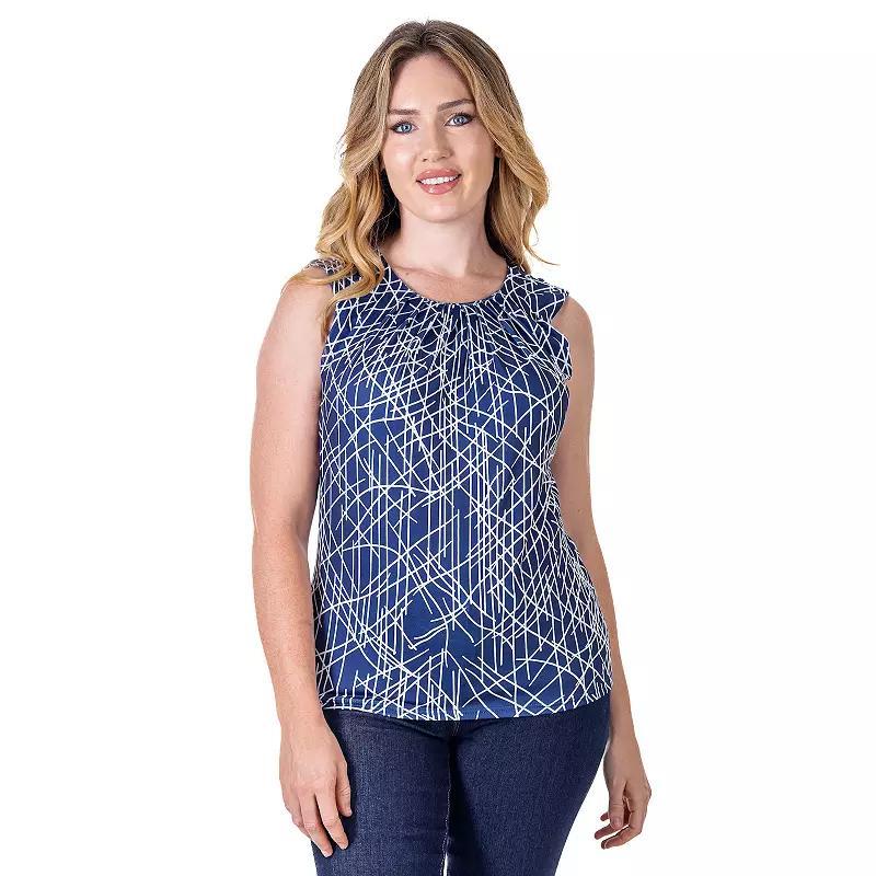 Womens 24Seven Comfort Apparel Back Closure Sleeveless Top product image