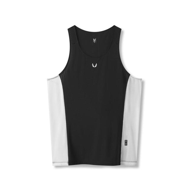 0949. Laser-Vent™ Singlet Tank - Black/White Product Image