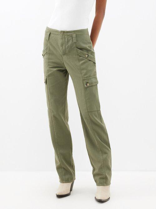 Womens Dada Cotton-Blend Cargo Pants Product Image