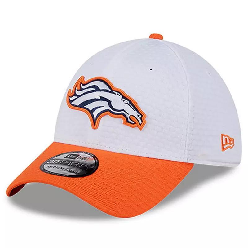 Mens New Era /Orange Denver Broncos 2024 NFL Training Camp 39THIRTY Flex Hat Product Image