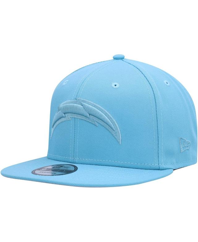 Mens New Era Aqua Los Angeles Chargers Color Pack 9Fifty Snapback Hat Product Image