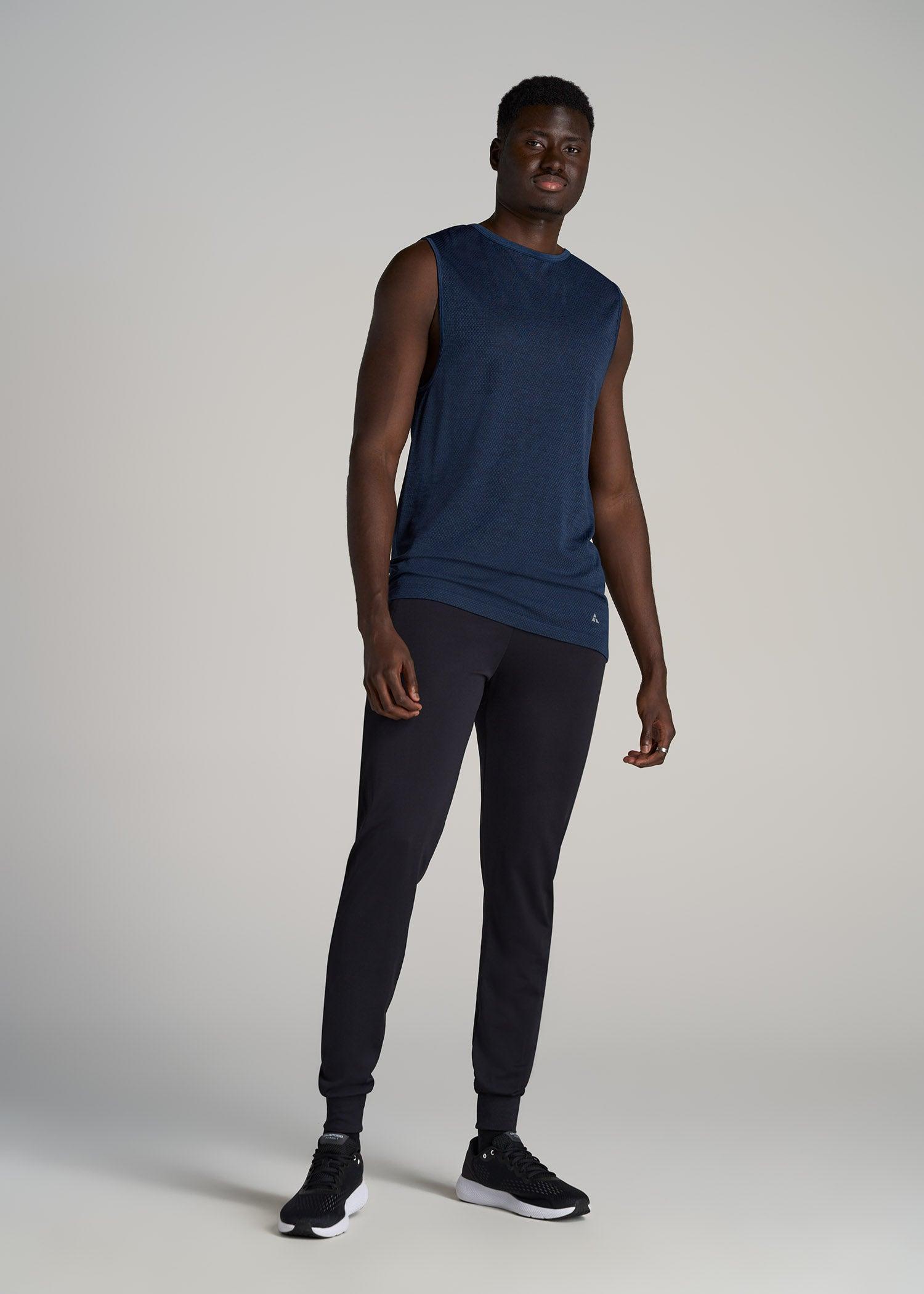 A.T. Performance Engineered Joggers for Tall Men in Black Male Product Image