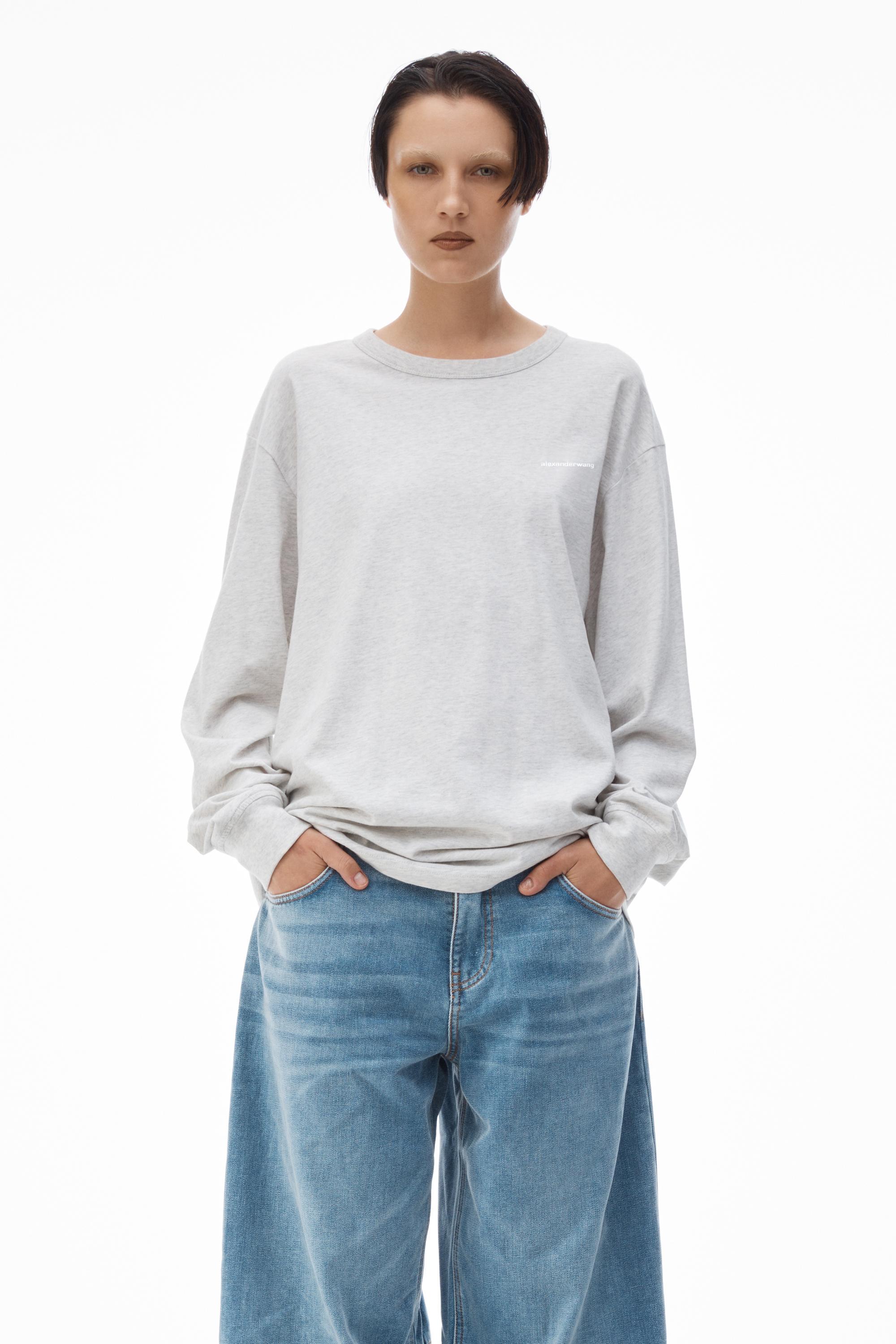 Long-sleeve Tee In High Twist Jersey Product Image