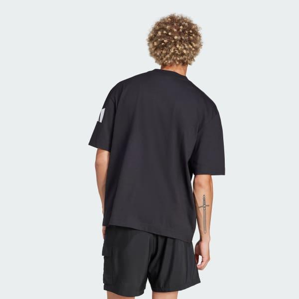 adidas Essentials Loose Fit 3 Bar Logo Tee Warm Clay 2XL Mens Product Image