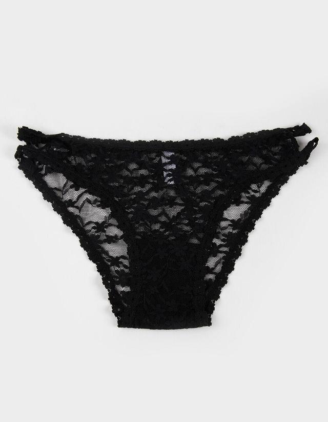 FULL TILT Daisy Lace Trim Cheeky Panties Product Image