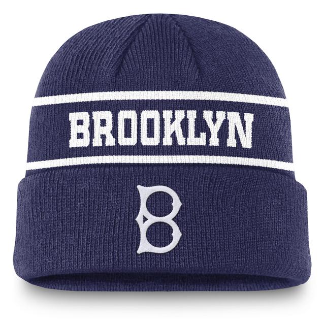 Nike Mens Royal Brooklyn Dodgers Cooperstown Collection Rewind Terra Cuffed Knit Hat Product Image