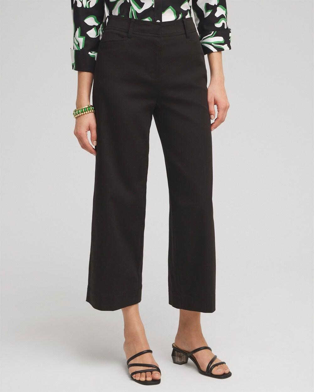 Chico's Women's Cotton Sateen Cropped Pants Product Image