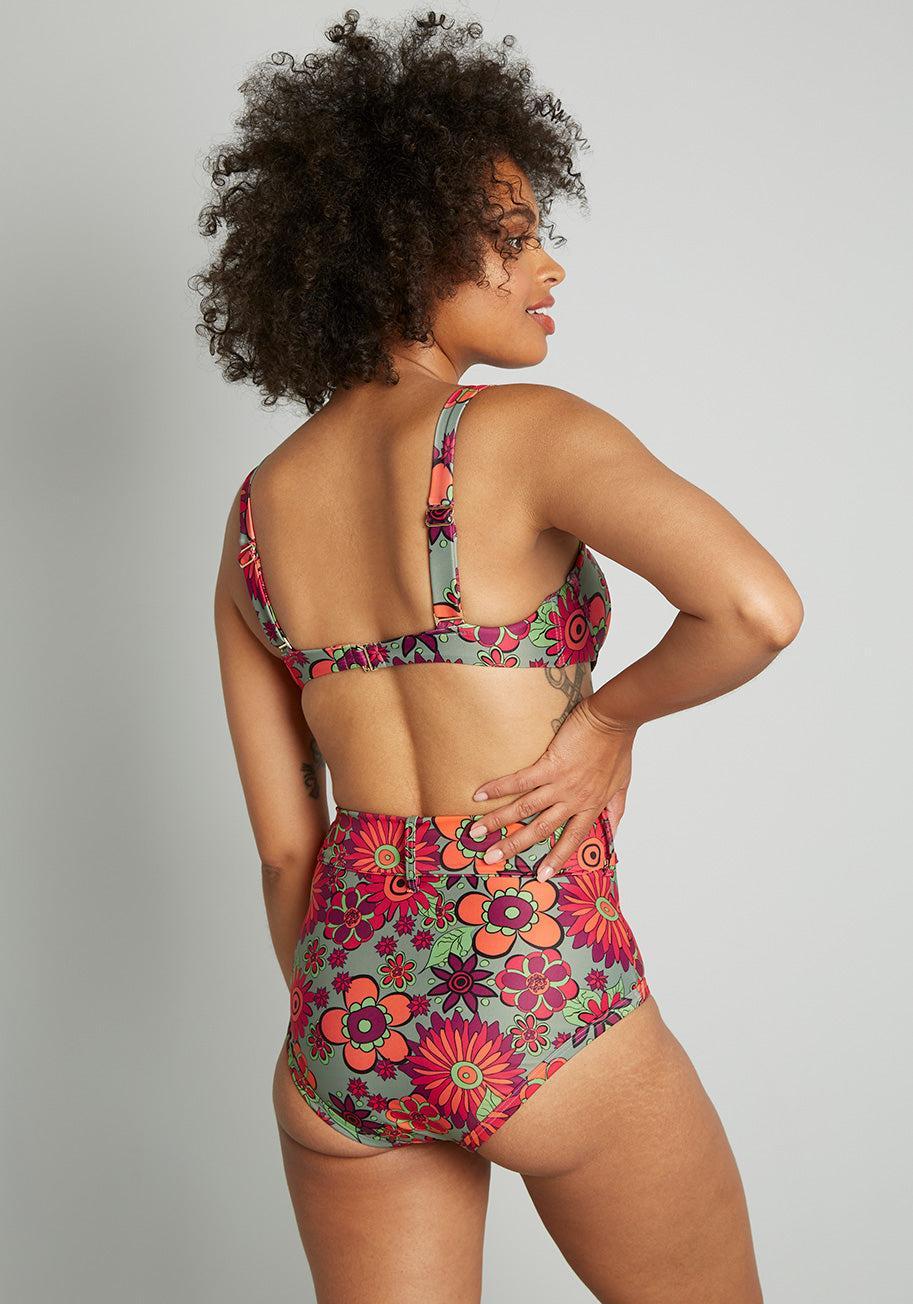 The Greta High-Waisted Bikini Bottom Product Image