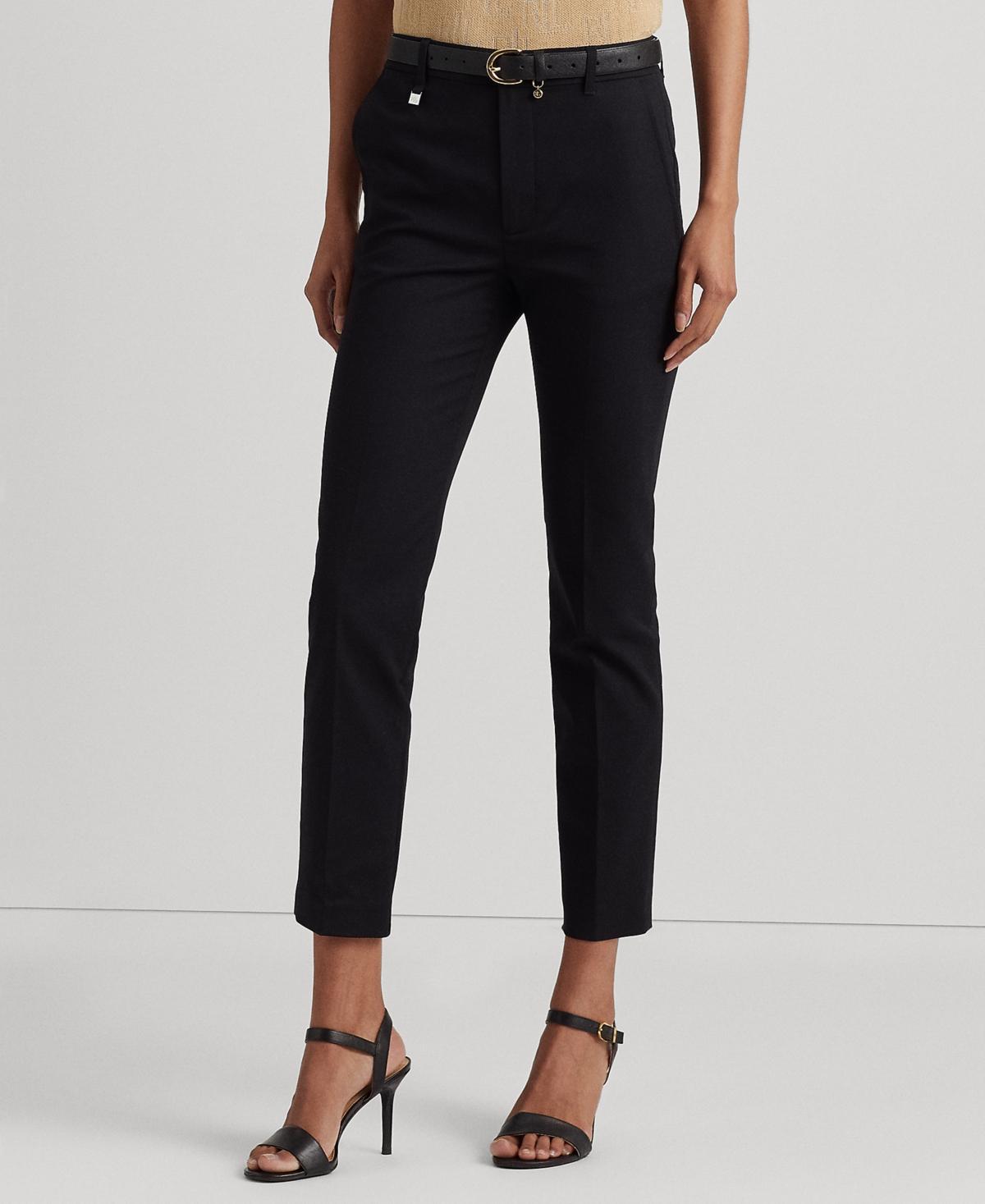 Lauren Ralph Lauren Double-Faced Stretch Cotton Pant, Regular & Petites Product Image