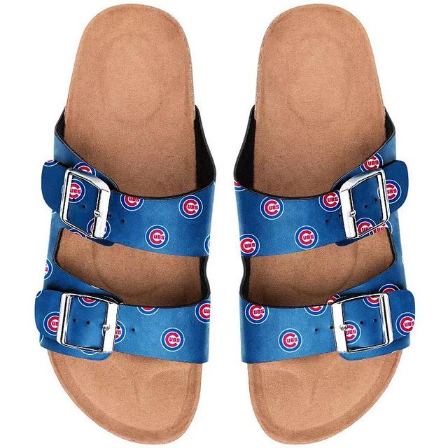 Womens Chicago Cubs Mini Print Double Buckle Sandal Product Image