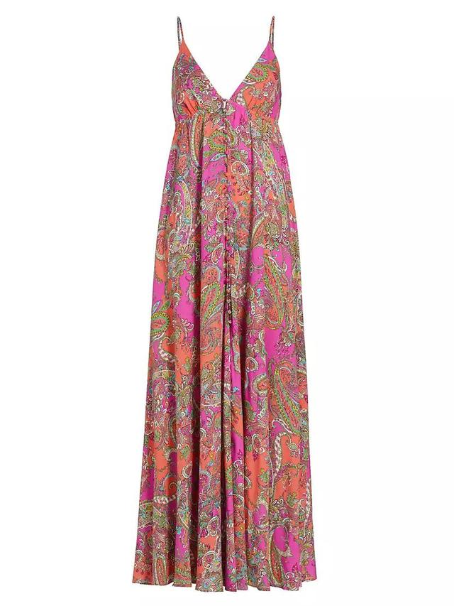 Stefani Paisley Maxi Dress Product Image