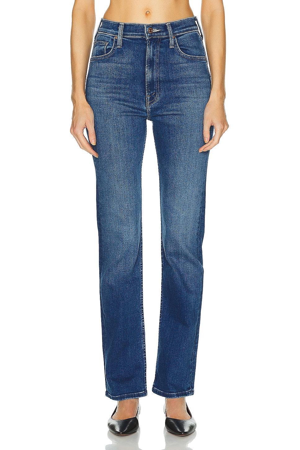 MOTHER Rider Skimp High Waist Straight Leg Jeans Product Image