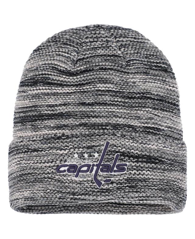 Mens adidas /White Washington Capitals Marled Cuffed Knit Hat Product Image