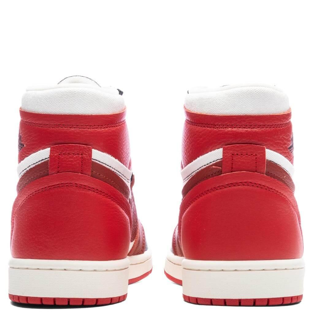 Air Jordan 1 High MM Women's - Sport Red/Dune Red/Black Female Product Image