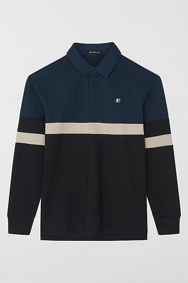 Ben Sherman Color Block Rugby Top Mens at Urban Outfitters Product Image