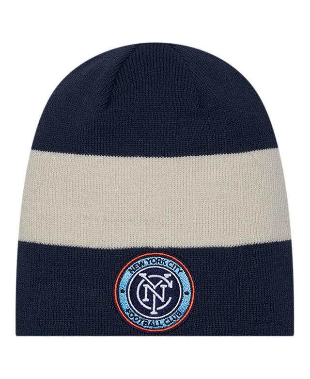 Mens New Era New York City FC 2024 Kick Off Collection Knit Beanie, Blue Product Image