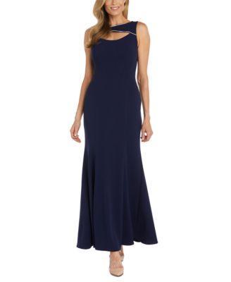 Nigthtway Womens Embellished Cutout Gown Product Image