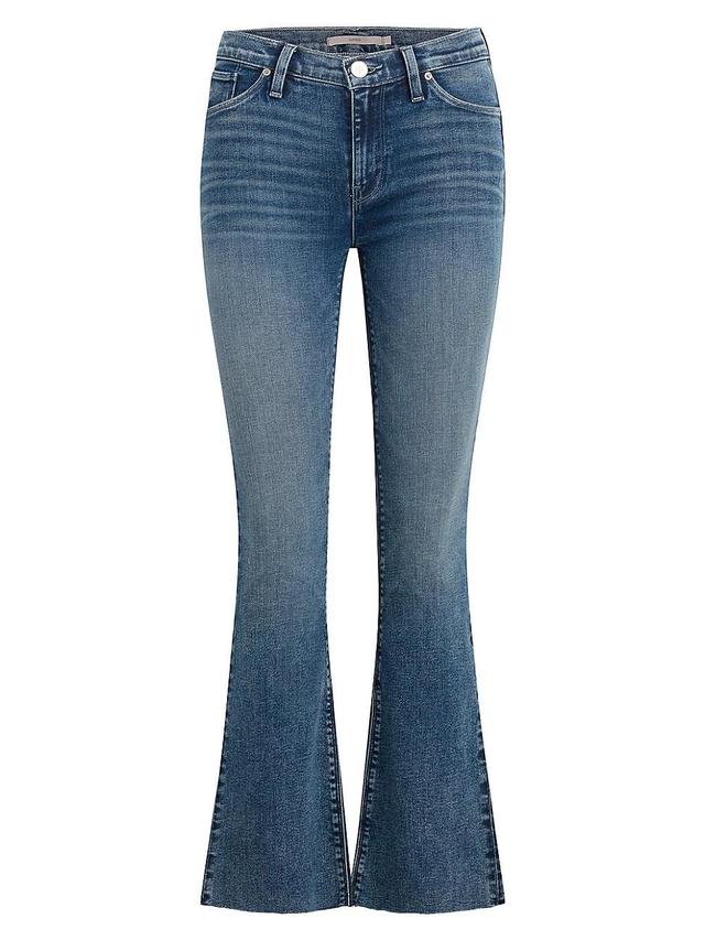 Hudson Jeans Nico Raw Hem Mid Rise Bootcut Jeans Product Image