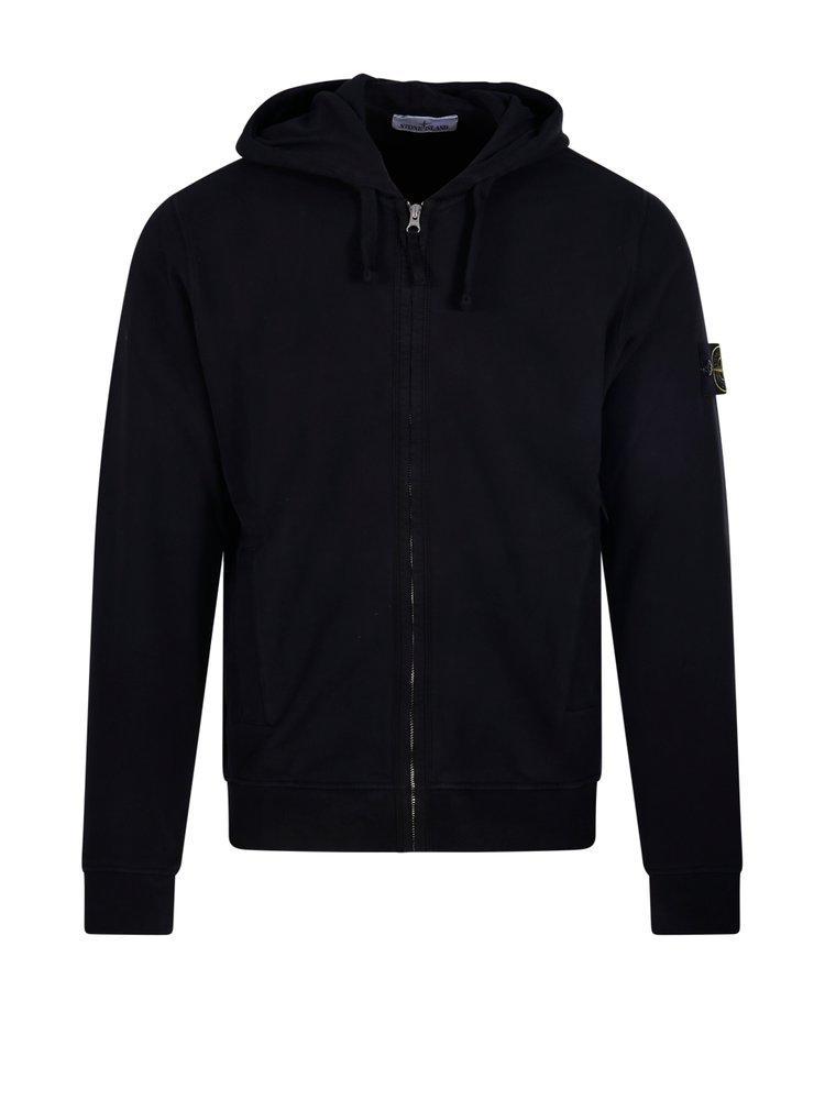 Black Zip Hoodie Product Image