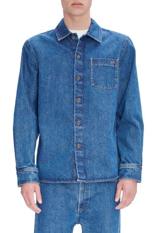 A. p.c. Surchemise Vittorio Stone Washed Denim Jacket Product Image