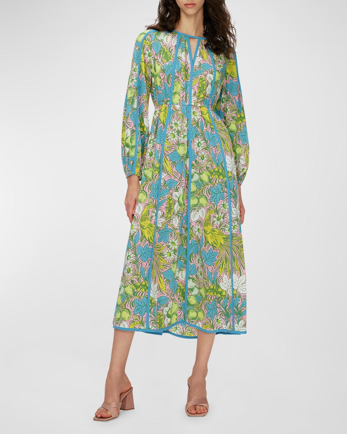 Scott Floral Print Midi Dress Product Image