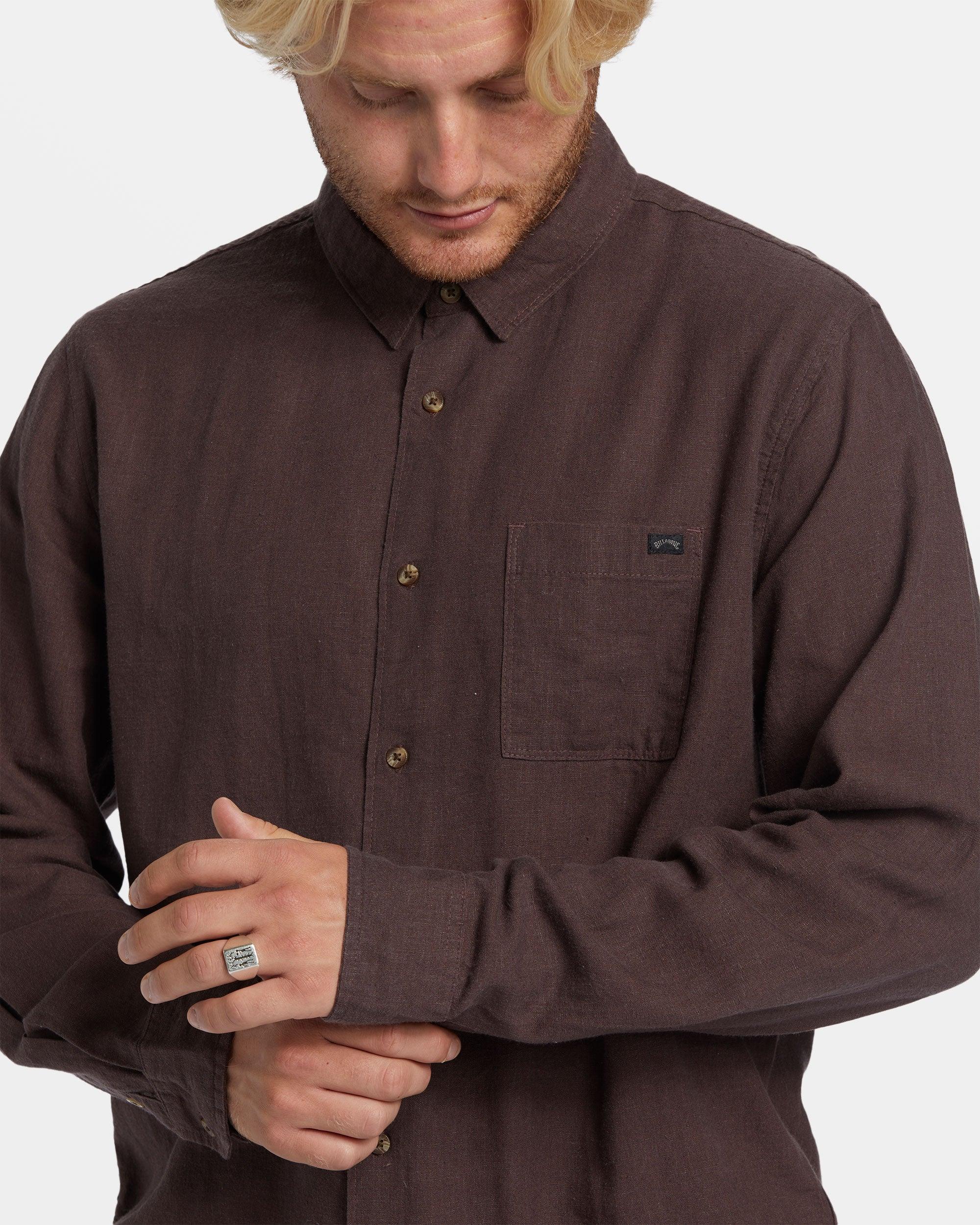 Ricardo Long Sleeve Shirt - Plum Male Product Image