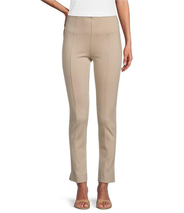 Slim Factor by Investments No-Waist Ankle Ponte Knit Pants Product Image