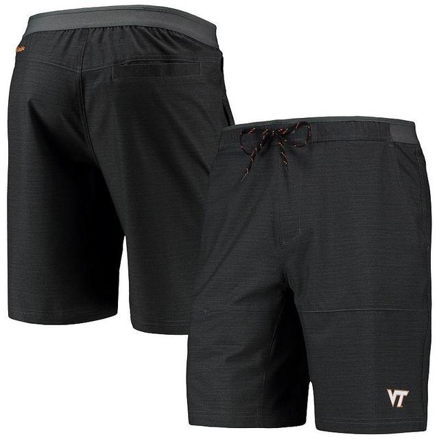 Mens Columbia Heathered Gray Virginia Tech Hokies Twisted Creek Omni-Shield Shorts Product Image