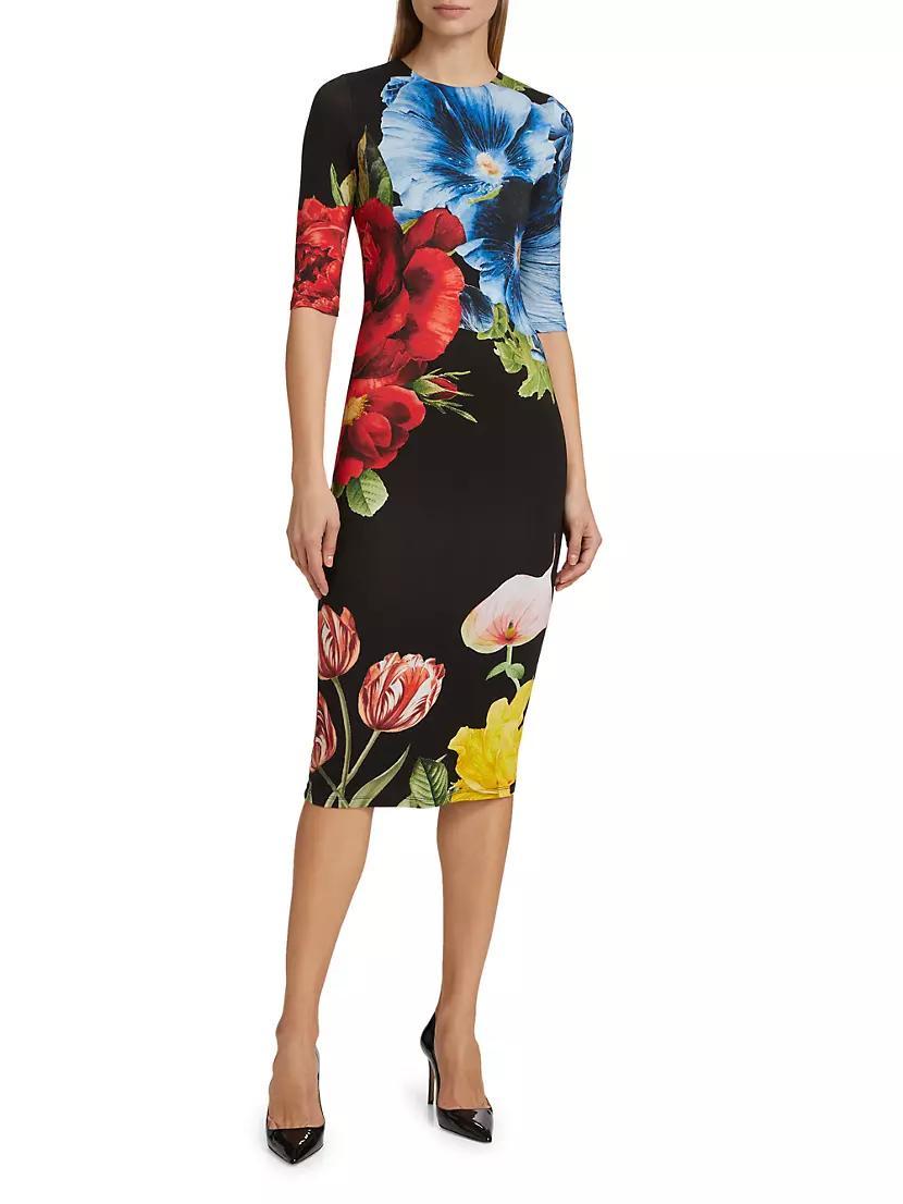 Delora Floral Midi-Dress Product Image