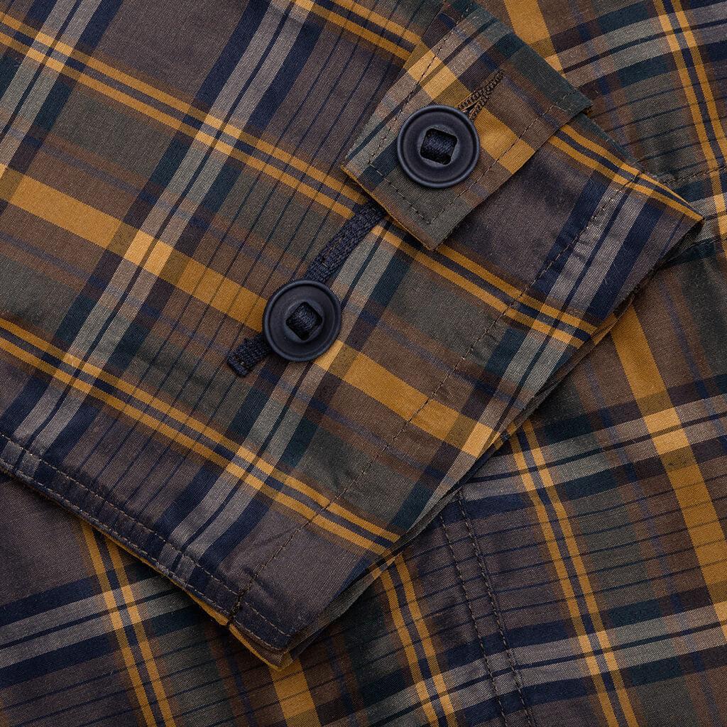 Plaid Blouson - Brown/Green/Yellow Male Product Image