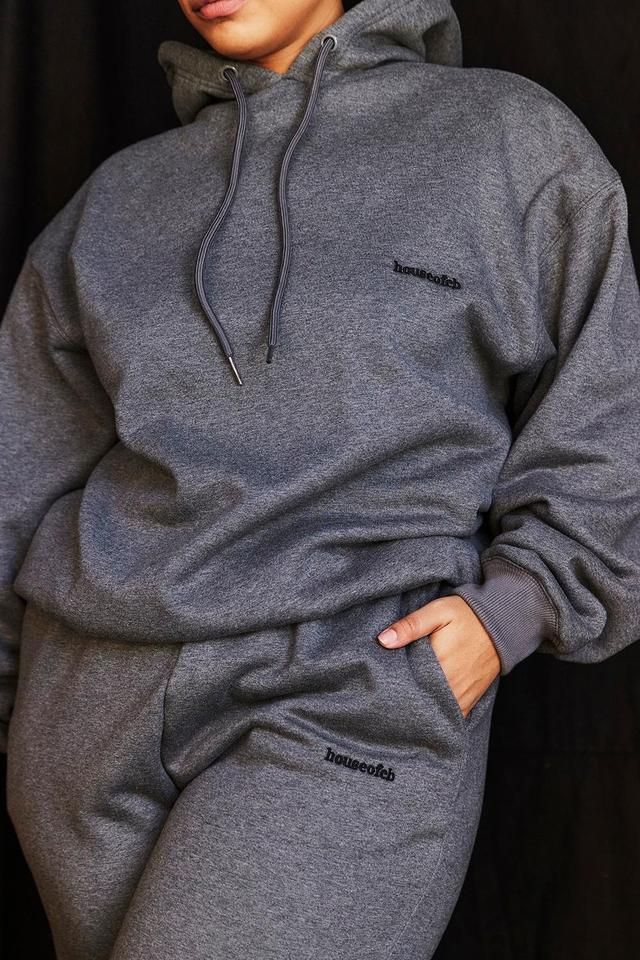 Halo Dark Grey Oversized Hoodie Product Image