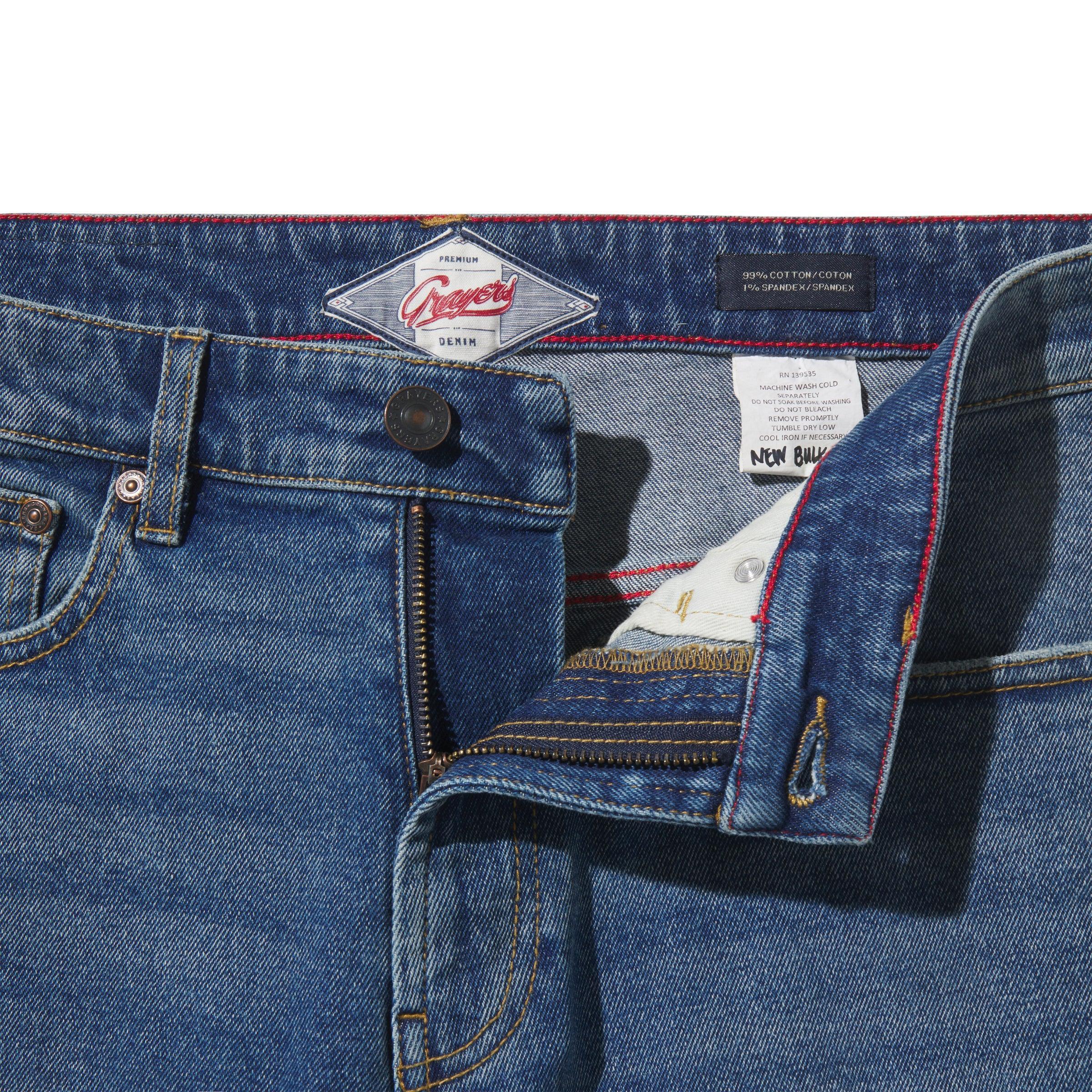 Edward Stretch Slim Fit Denim - Vintage Wash Product Image