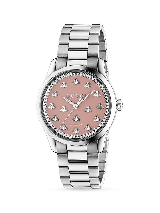 Mens G-Timeless Automatic Stainless Steel Bracelet Watch Product Image