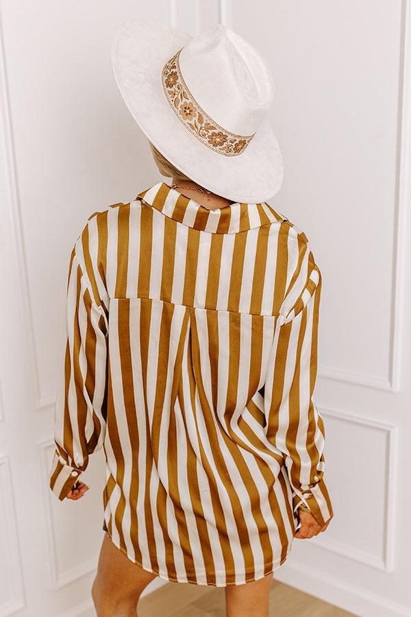 Always On The VIP List Stripe Top Product Image