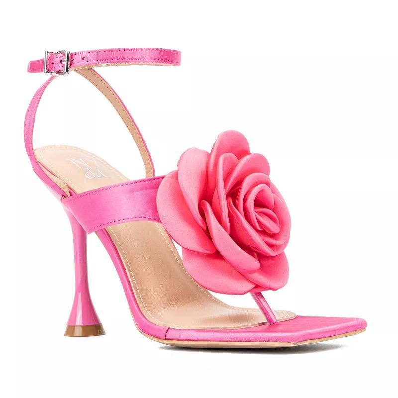 New York & Company Peony Womens Floral Heels Product Image