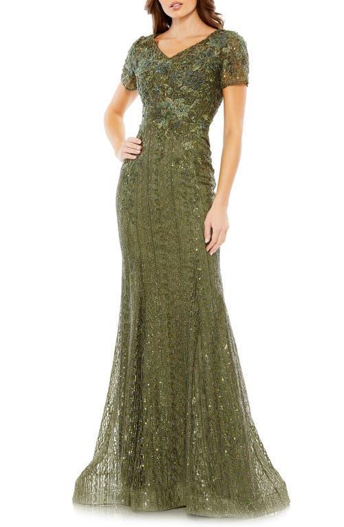 Mac Duggal Embellished Mermaid Gown Product Image