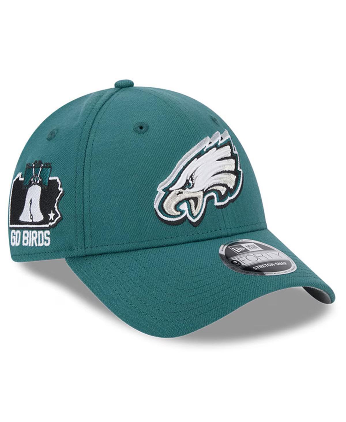 New Era Mens Midnight Green Philadelphia Eagles 2024 Nfl Draft 9FORTY Adjustable Hat Product Image