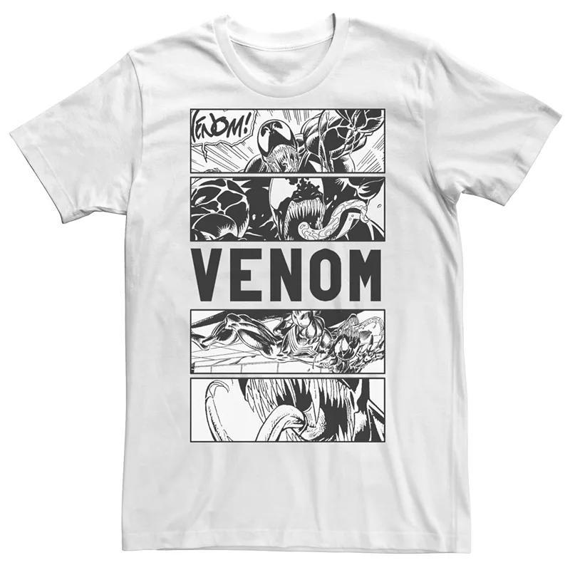 Marvel Mens Comic Collection Venom Comic Panels Short Sleeve T-Shirt Product Image