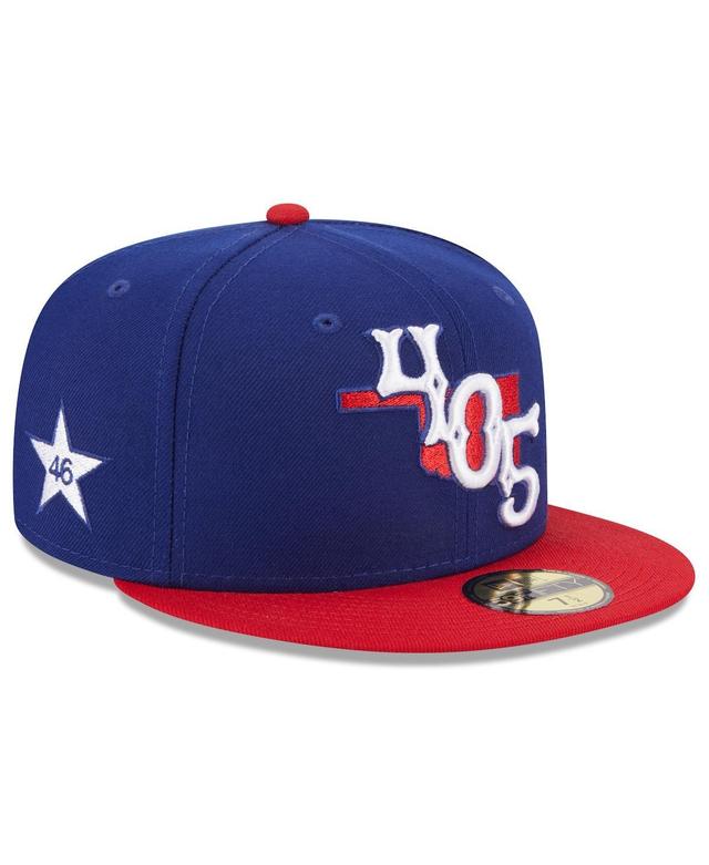 Mens New Era Blue Oklahoma City Dodgers Authentic Collection Alternate Logo 59FIFTY Fitted Hat Product Image