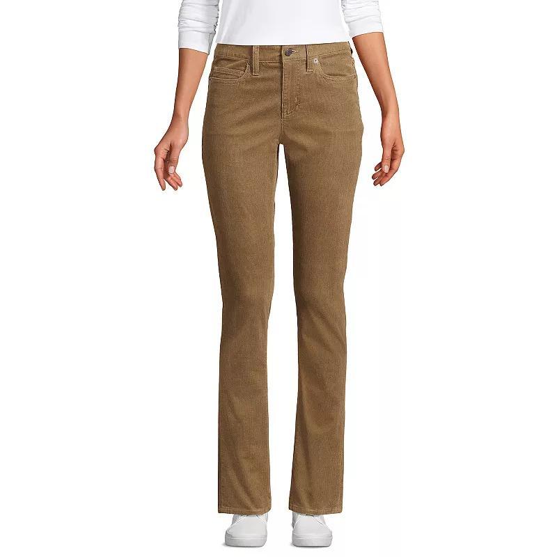 Petite Lands End Straight-Leg Corduroy Pants, Womens Product Image