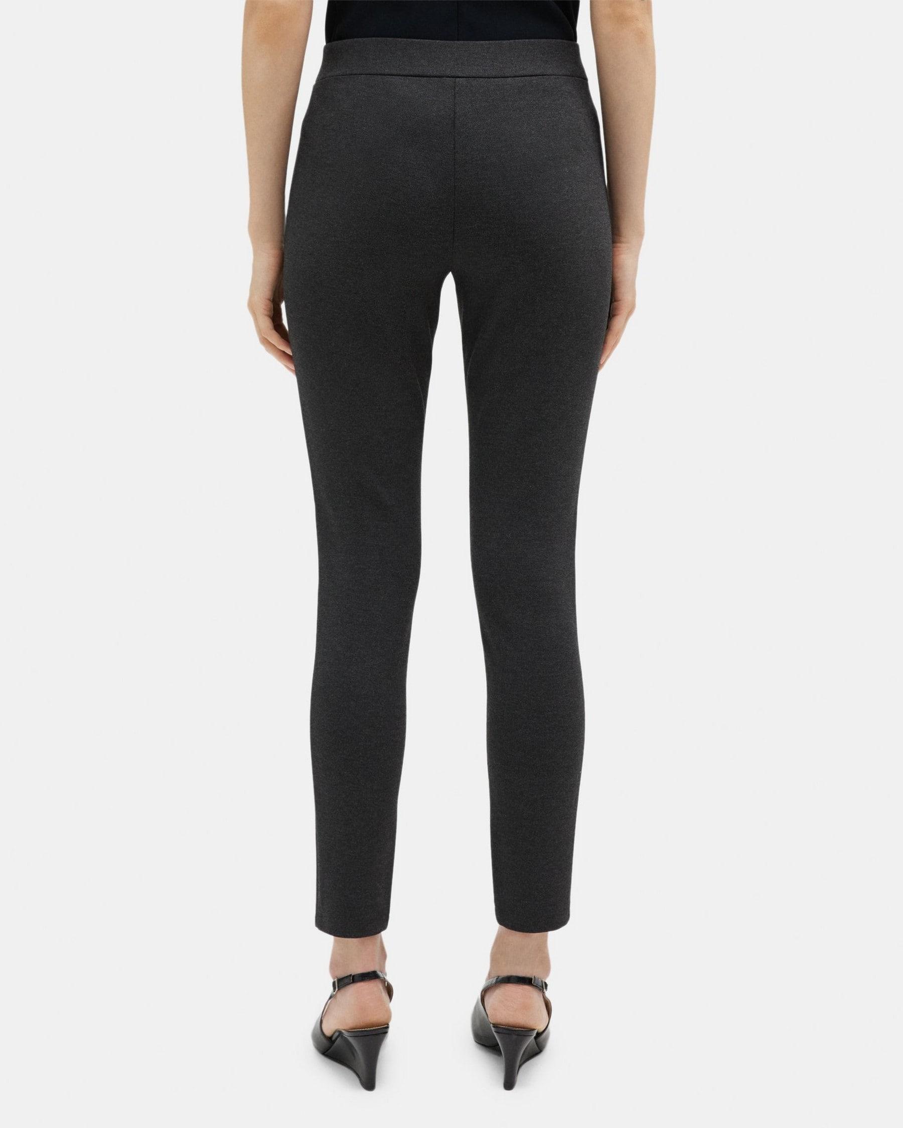 Legging in Heathered Stretch Knit Ponte Product Image