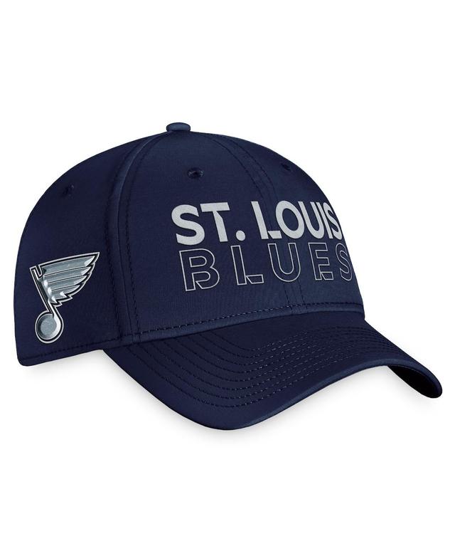 Mens Fanatics Branded St. Louis Blues Authentic Pro Road Flex Hat Product Image