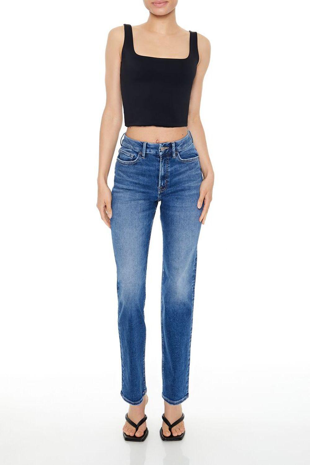 Curvy High-Rise Straight Jeans | Forever 21 product image