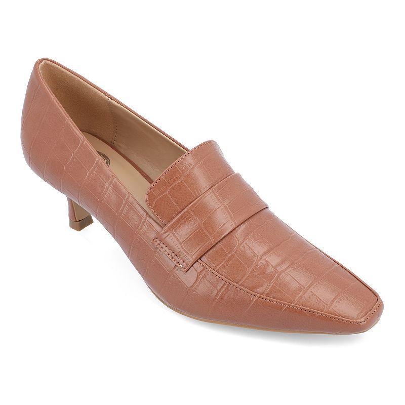 Journee Collection Womens Celina Kitten Heel Loafers Product Image