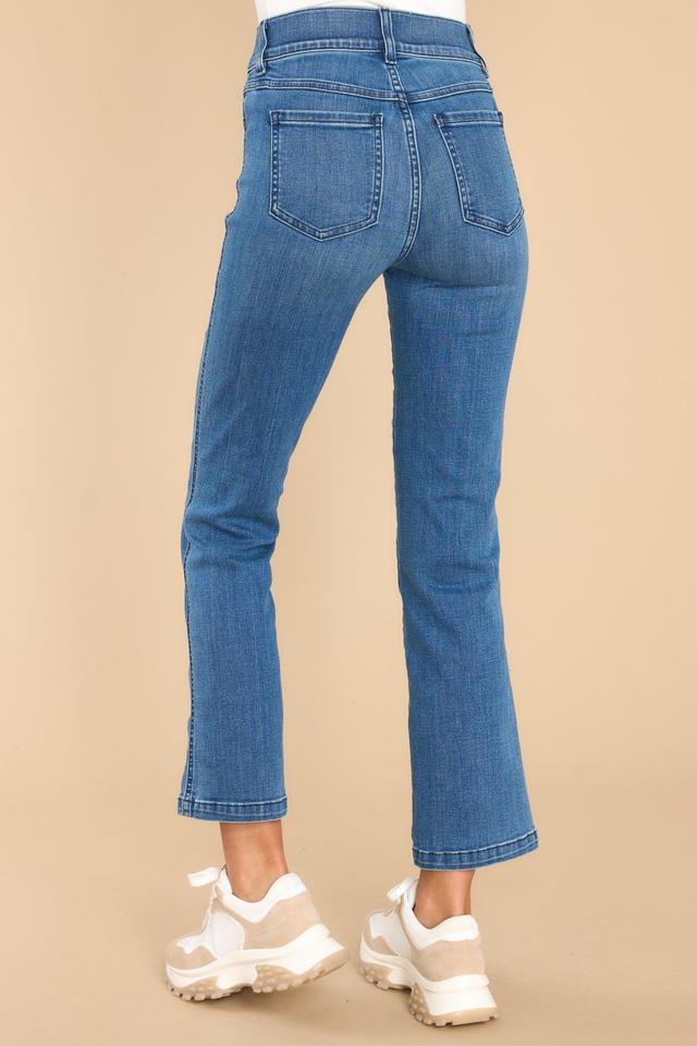 Spanx Vintage Indigo Cropped Kick Flare Jeans Blue Product Image