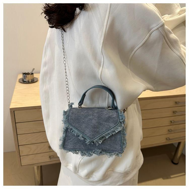 Flap Fringe Crossbody Bag Product Image