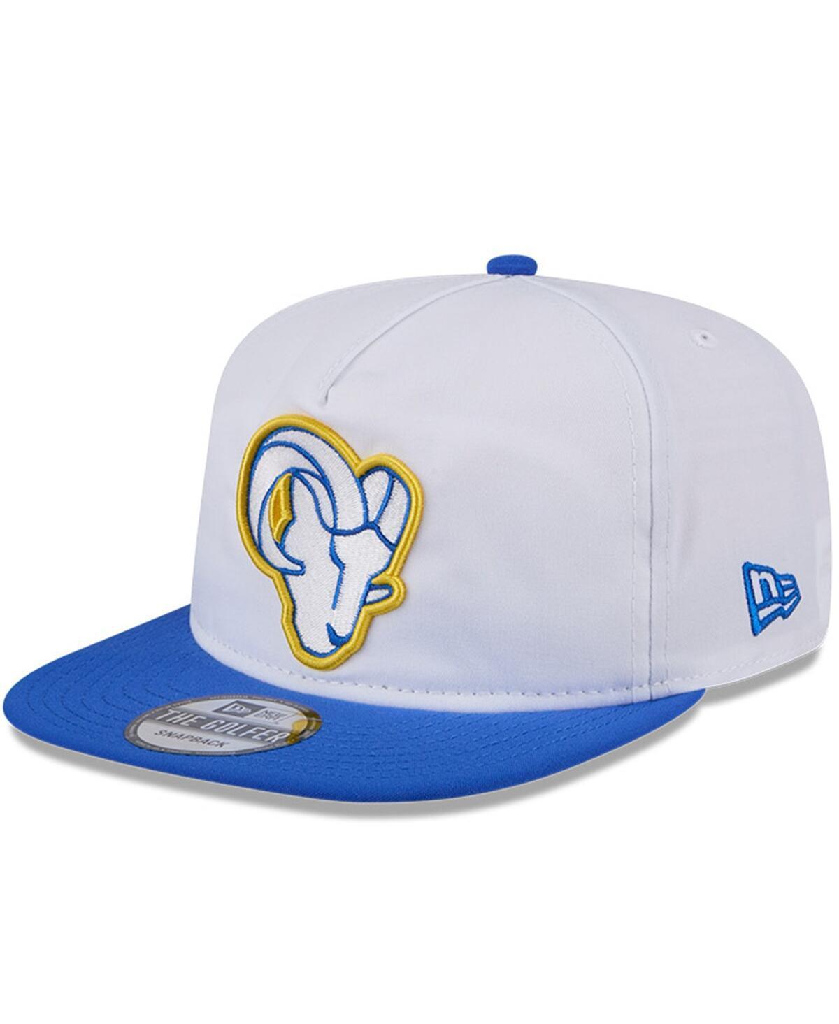 New Era Mens White Los Angeles Rams 2024 Nfl Training Camp Golfer Snapback Hat - White Product Image