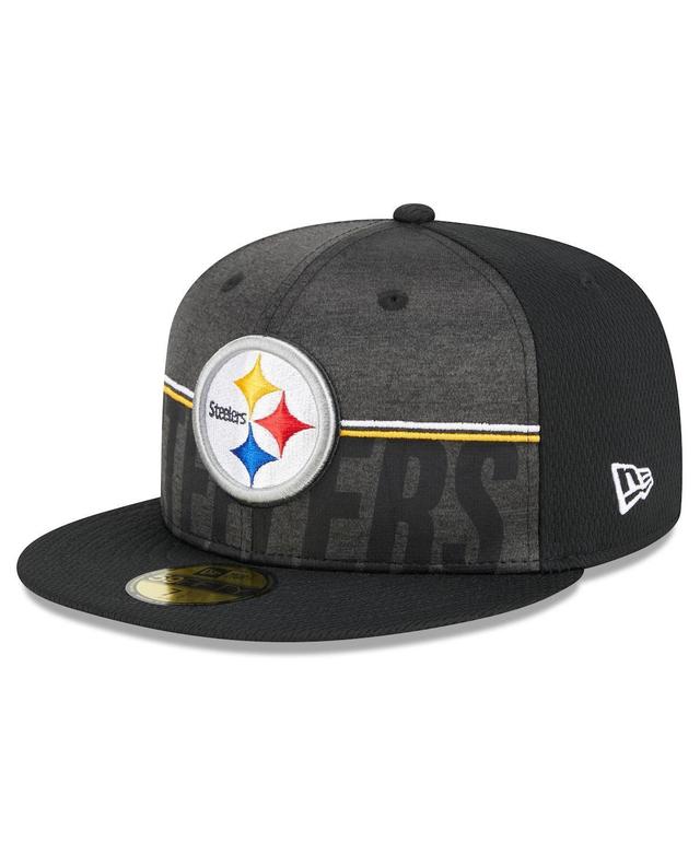 Mens New Era Black Pittsburgh Steelers 2023 Nfl Training Camp 59FIFTY Fitted Hat Product Image