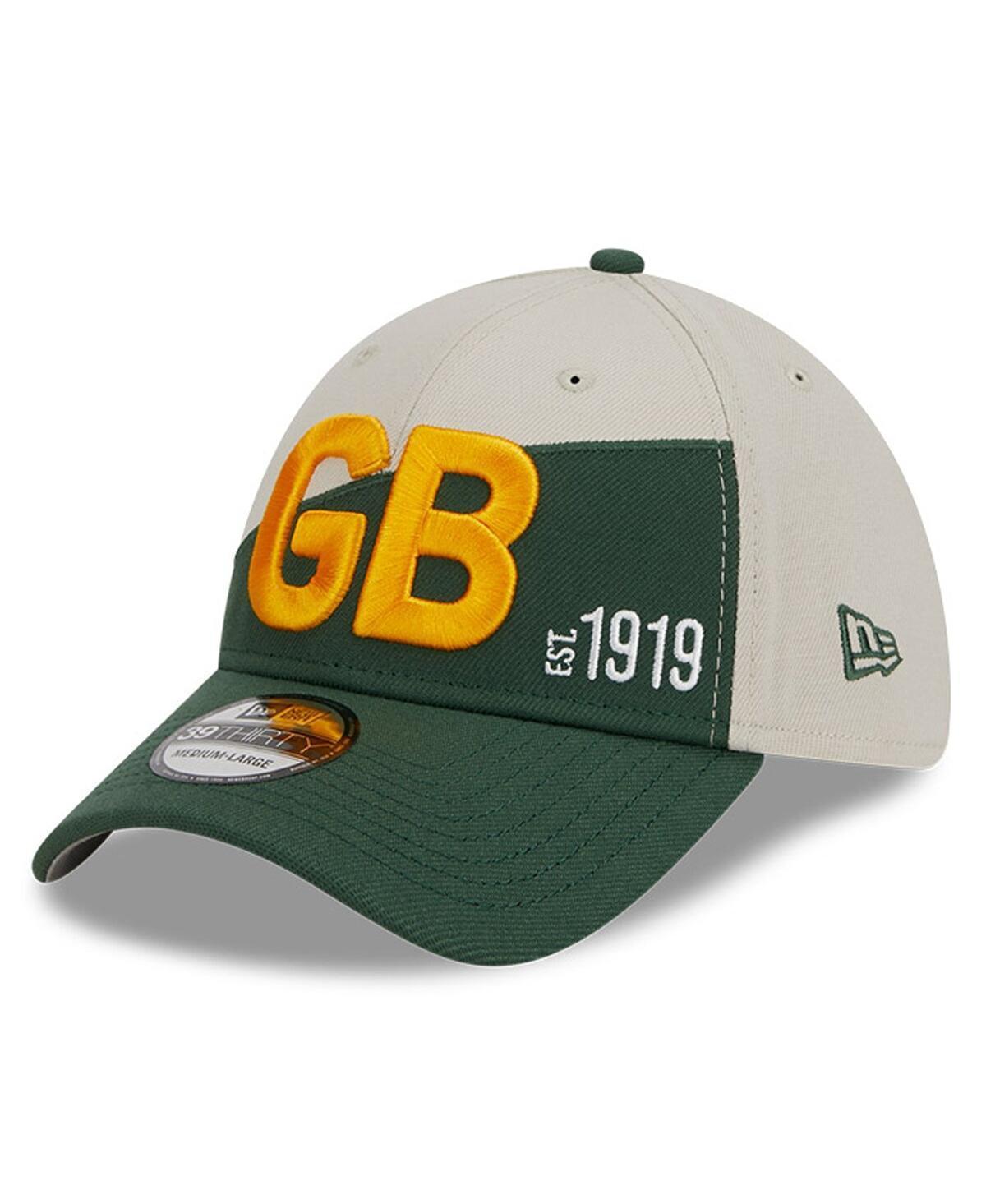 Mens New Era Cream Green Bay Packers 2023 Sideline Historic 39THIRTY Flex Hat - Cream Product Image